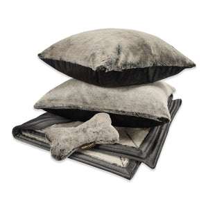 Limited Edition Faux Fur & Velvet Decorative Pillow Cover