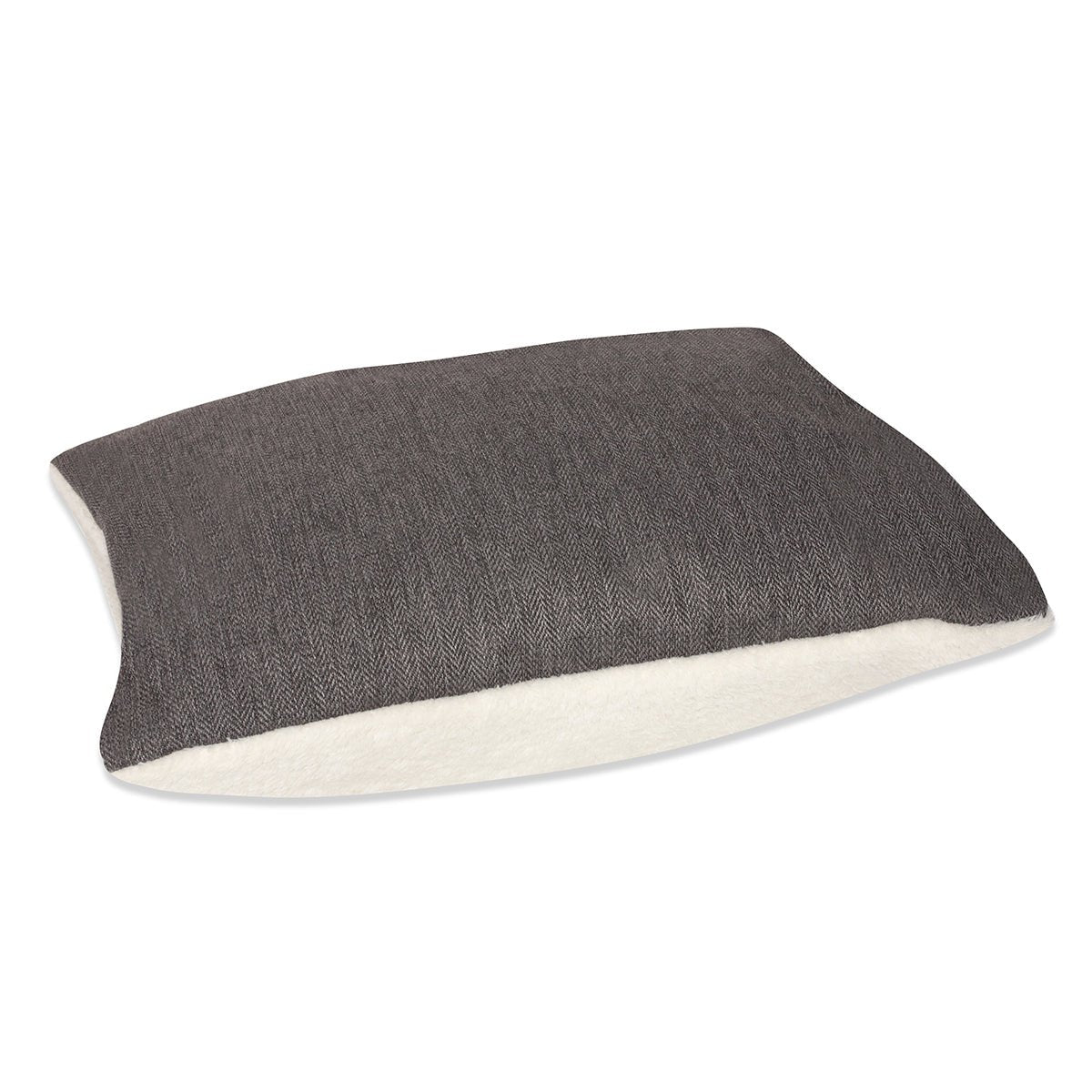 Center Cushion Cover - Grey Herringbone - Medium