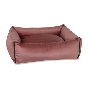 KONA CAVE® fancy pink velvet pet bed for cats and small dogs. Ideal for Yorkies, Dachshunds, Iggys, Sphynx, 