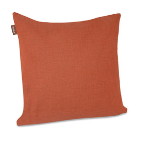 KONA CAVE® Decorative pillow covers, sophisticated orange herringbone fabric.