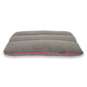 Cloud Bed Décor Set - Grey Flannel with Hot Pink Trim