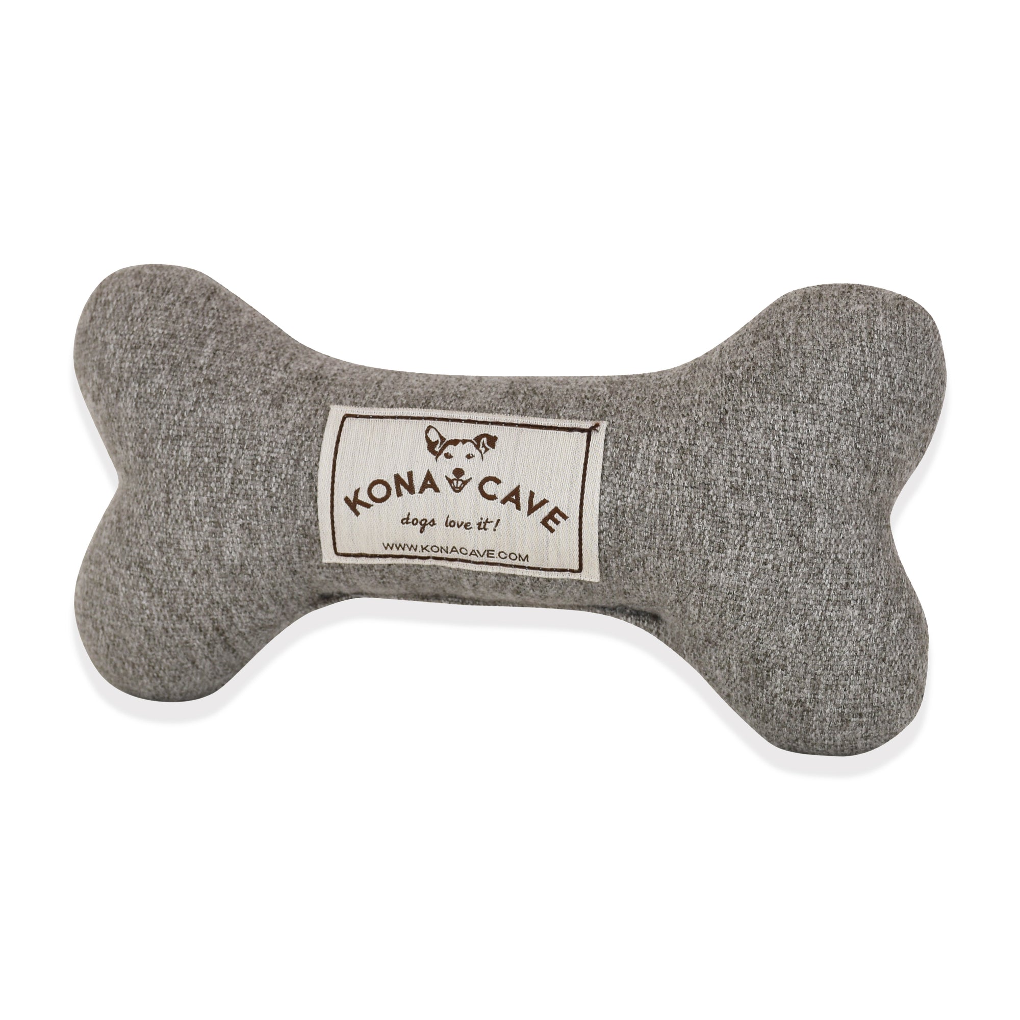Dog Bone Toy - Grey Flannel
