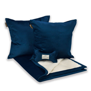 Doggy Décor Set - Midnight Blue Velvet